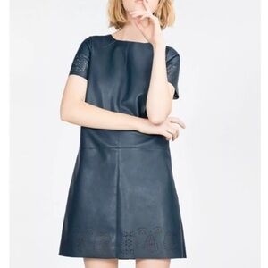 ZARA Vegan Leather Dress